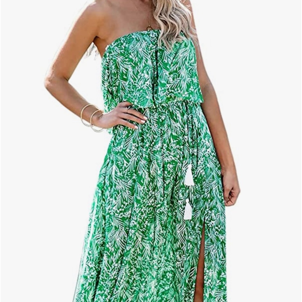 Strapless Maxi Dress - Picture 2 of 11